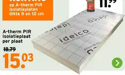 GAMMA A-therm PIR isolatieplaat aanbieding
