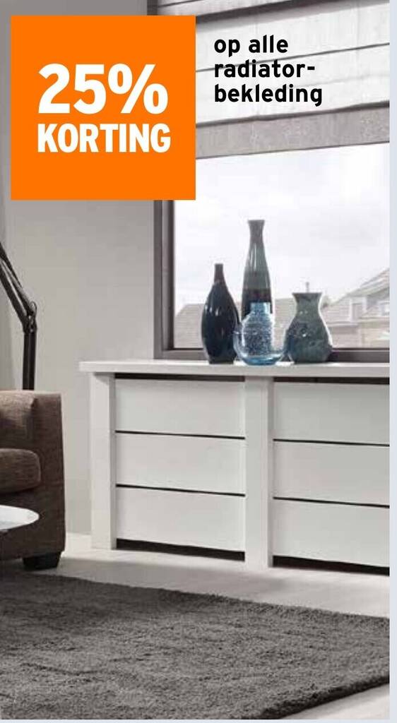 Op alle radiator bekleding aanbieding bij GAMMA