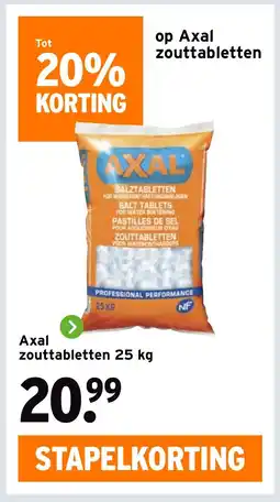 GAMMA Axal zouttabletten aanbieding