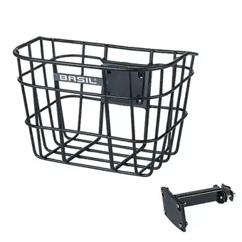 ANWB Basil Mand Bremen Voorop Vast Aluminium Zwart aanbieding
