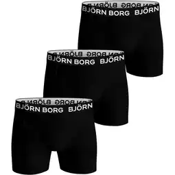 ANWB Björn Borg Heren 3-Pack Boxers Zwart XXL aanbieding
