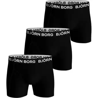 ANWB Björn Borg Heren 3-Pack Boxers Zwart XXL aanbieding