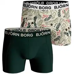 ANWB Björn Borg Heren 2-Pack Core Boxers OerwoudGroen XXL aanbieding