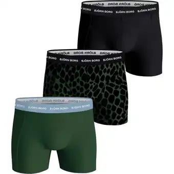 ANWB Björn Borg Heren 3-Pack Boxers Blauw Groen XXL aanbieding