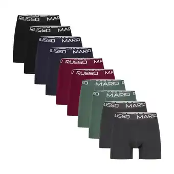 ANWB Mario Russo Heren 10-Pack Basic Boxers Meerkleurig XXL aanbieding