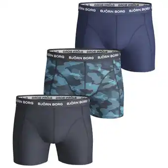 ANWB Björn Borg 3-Pack Boxers Heren Blauw XXL aanbieding