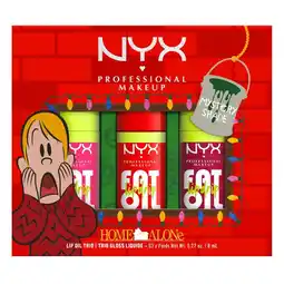 Douglas NYX Professional Makeup Holiday Collection Home Alone Fat Oil Lip Drip Trio aanbieding