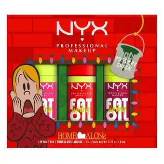 Douglas NYX Professional Makeup Holiday Collection Home Alone Fat Oil Lip Drip Trio aanbieding