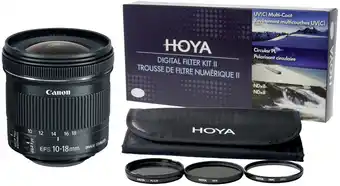 Coolblue Canon EF-S 10-18mm f/4.5-5.6 IS STM + Hoya Digital Filter In aanbieding