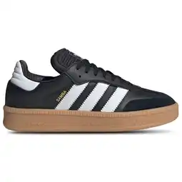 Foot Locker Adidas Samba Sneakers Heren - Zwart - Maat 42 - Leer aanbieding