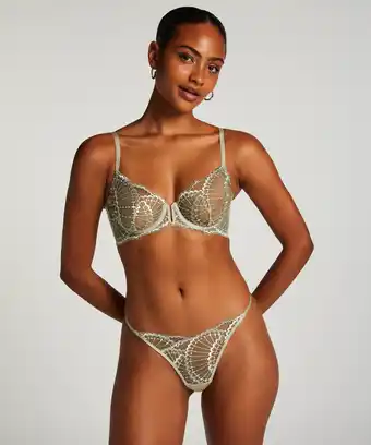 Hunkemoller Hunkemöller String Sali Groen aanbieding