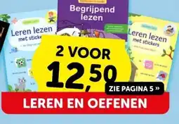 Boekenvoordeel LEREN EN OEFENEN aanbieding