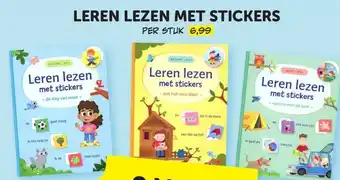Boekenvoordeel LEREN LEZEN MET STICKERS aanbieding