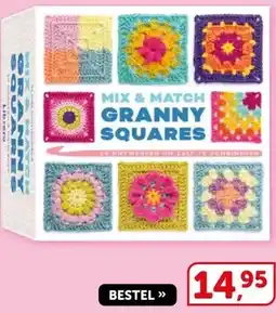 Boekenvoordeel MIX & MATCH GRANNY SQUARES aanbieding