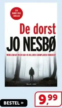 Boekenvoordeel De dorst aanbieding