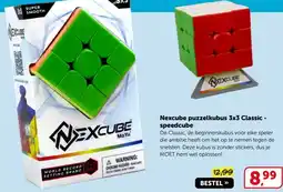 Boekenvoordeel Nexcube puzzelkubus 3x3 Classic - speedcube aanbieding