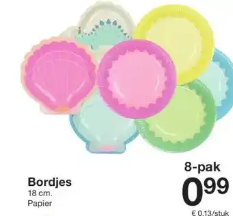 Zeeman Bordjes aanbieding