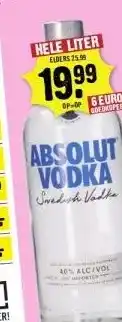 Dirk ABSOLUT VODKA aanbieding