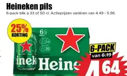 Dirk Heineken pils aanbieding