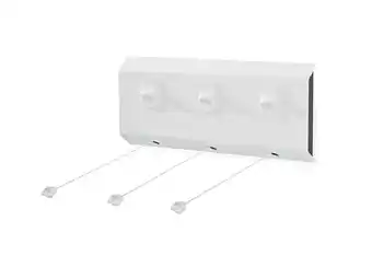 Amazon Leifheit 83107 Rollfix Wanddroger, Wit, 3 x 5m aanbieding