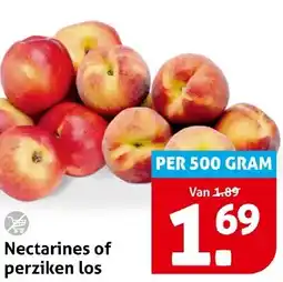 Hoogvliet Nectarines of perziken los aanbieding
