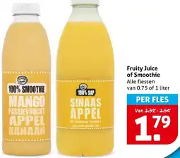 Hoogvliet Fruity Juice of Smoothie aanbieding