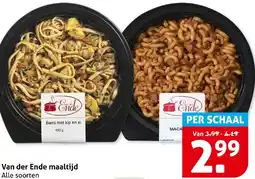 Hoogvliet Van der Ende maaltijd aanbieding