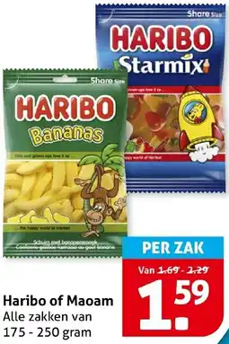 Hoogvliet Haribo of Maoam aanbieding