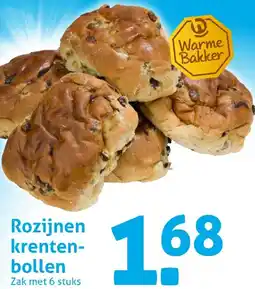 Hoogvliet Rozijnen krentenbollen aanbieding