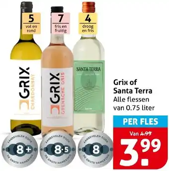 Hoogvliet Grix of Santa Terra aanbieding