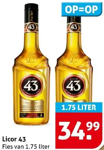 Hoogvliet Licor 43 aanbieding