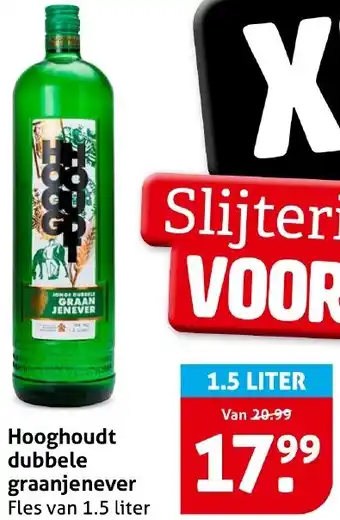 Hoogvliet Hooghoudt dubbele graanjenever aanbieding