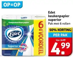 Hoogvliet Edet keukenpapier superior aanbieding