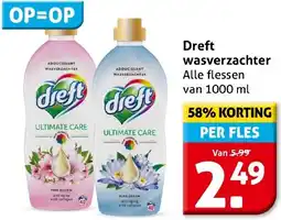 Hoogvliet Dreft wasverzachter aanbieding