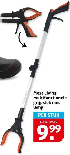 Hoogvliet Mesa Living multifunctionele grijpstok met lamp aanbieding