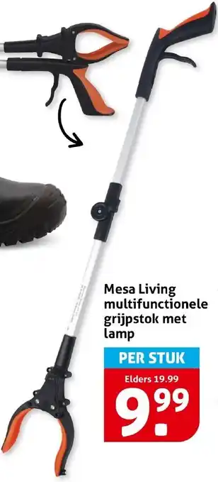 Hoogvliet Mesa Living multifunctionele grijpstok met lamp aanbieding