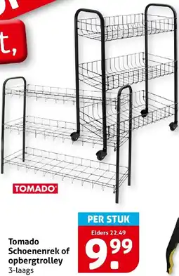 Hoogvliet Tomado Schoenenrek of opbergtrolley aanbieding