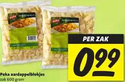 Nettorama Peka aardappelblokjes aanbieding