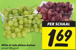 Nettorama Witte of rode pitloze druiven aanbieding