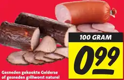 Nettorama Gesneden gekookte Gelderse of gesneden grillworst naturel aanbieding