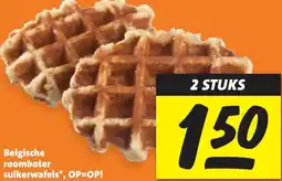 Nettorama Belgische roomboter suikerwafels aanbieding