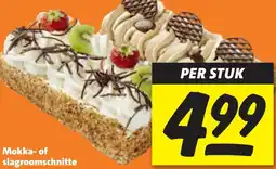 Nettorama Mokka of slagroomschnitte aanbieding