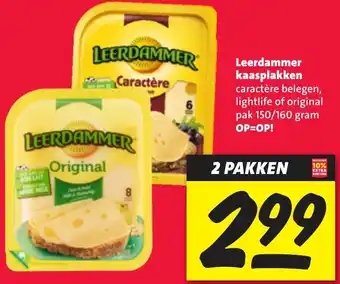 Nettorama Leerdammer kaasplakken aanbieding