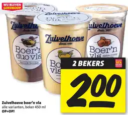 Nettorama Zuivelhoeve boer'n vla aanbieding