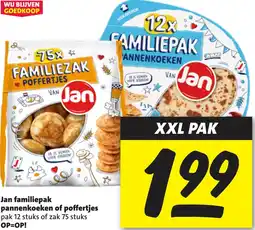 Nettorama Jan familiepak pannenkoeken of poffertjes aanbieding