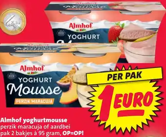 Nettorama Almhof yoghurtmousse aanbieding