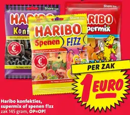 Nettorama Haribo konfekties, supermix of spenen f!zz aanbieding