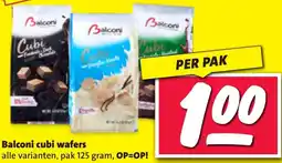 Nettorama Balconi cubi wafers aanbieding