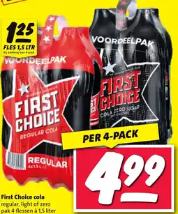 Nettorama First Choice cola aanbieding