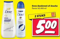 Nettorama Dove deodorant of douche aanbieding